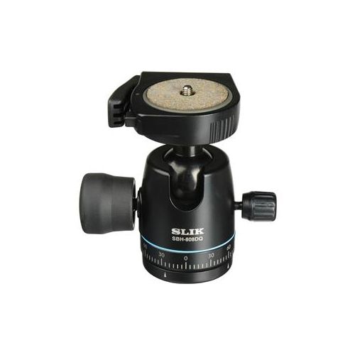  Adorama Slik SBH-808DQ Ball Head with QR Plate, 11lbs Capacity 618-758