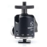 Adorama SunwayFoto Multi-Function Mini Ballhead with Hot Shoe Adapter, 7 Lbs Capacity HB-01