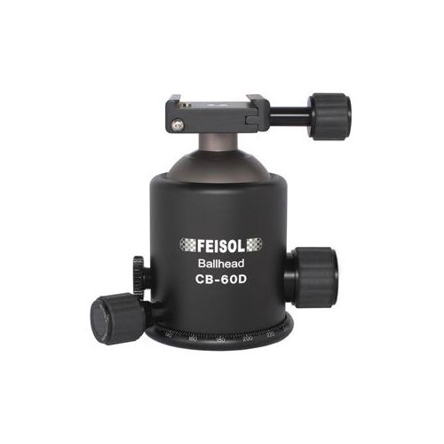  Adorama Feisol CB-60D Ball Head for Large and Elite Tripods, 84lbs Capacity CB-60D