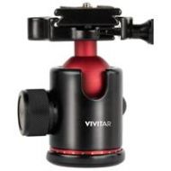 Adorama Vivitar Tripod Ball Head with Aluminum Quick-Release Plate VIV-TBH01