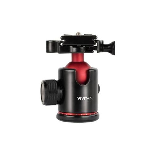  Adorama Vivitar Tripod Ball Head with Aluminum Quick-Release Plate VIV-TBH01