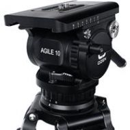 Adorama OZEN AGILE 10S Fluid Head with S-LOC Camera Mounting Plate, 2.2-26 lb Payload OZEN-AG-10S