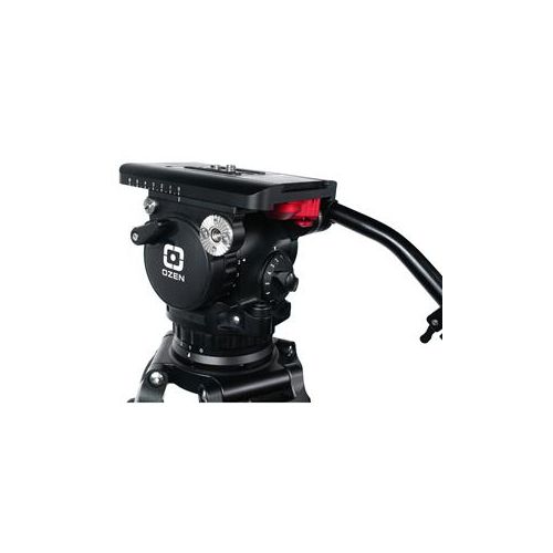  Adorama OZEN AGILE 10 Fluid Head with Full E-Z LOAD Mounting Plate, 2.2-26 lb Payload OZEN-AG-10