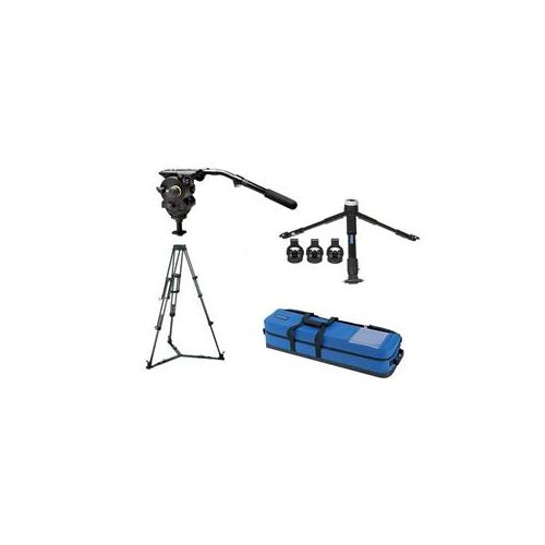  Adorama Vinten Vision 100 Pan & Tilt Head, Black with 100mm Ball Base, Supports 44 lbs. VB100-CP2M