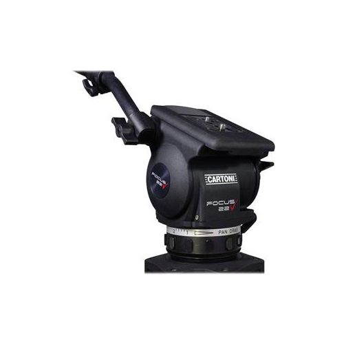  Cartoni Focus 22 Fluid Head, 100mm Ball Base HF2200 - Adorama