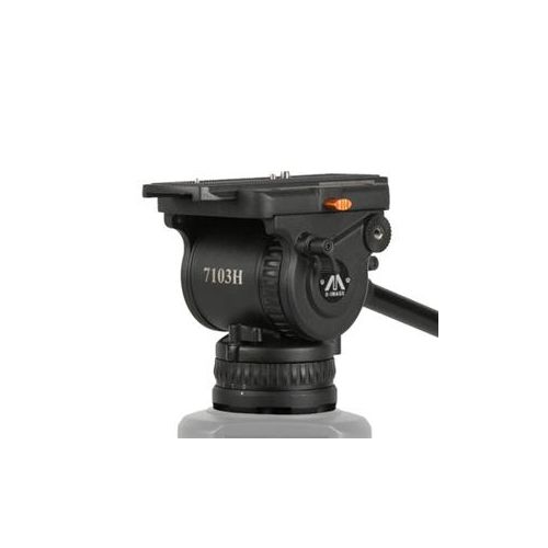  Adorama Ikan E-Image 100mm Heavy Duty Fluid Video Head with Camera Plate EI-7103H