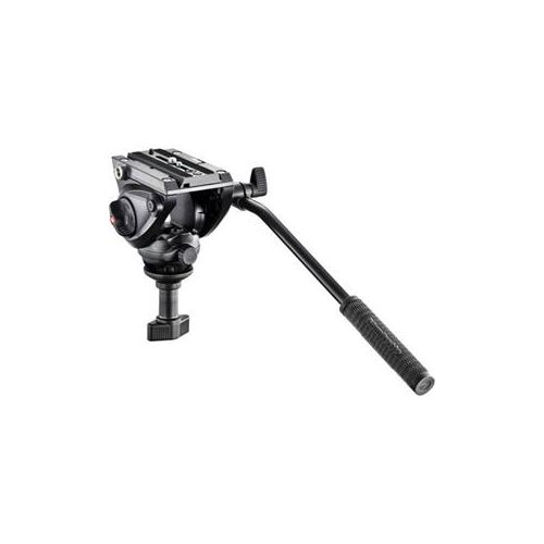  Adorama Manfrotto MVH500A Professional Fluid Video Head, 60mm Half Ball MVH500A