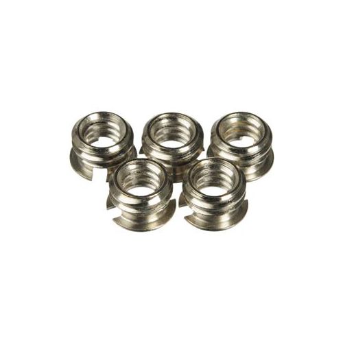  Adorama Manfrotto 148KN Tripod Bushings 1/4-20 to 3/8in, 5 Pack 148KN