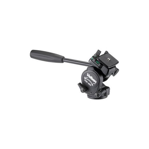  Adorama Velbon FHD-65D 3-Way Fluid Head with Reversible Handle and 1/4 Tripod Socket FHD-65D