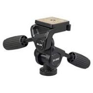 Adorama Slik SH-806E Heavy-Duty 3-Way Pan Tripod Head, 12lbs 618-806