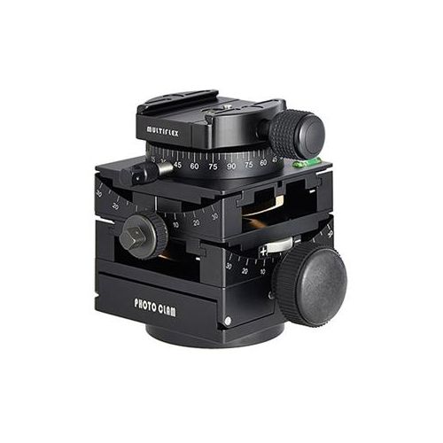  Photo Clam Mutliflex Geared Head, Black MULTIFLEX - Adorama