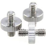 Adorama CAMVATE 1/4-20 Male to 1/4-20 Male Double-Ended Screw Adapter, 3-Pack C1229