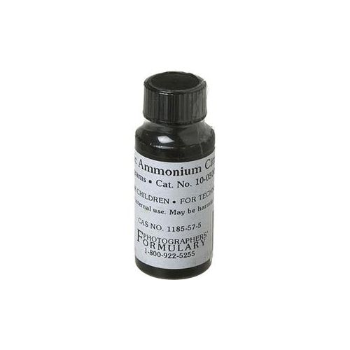  Adorama Photographers Formulary 10g Ferric Ammonium Citrate, Green 10-0500 10G