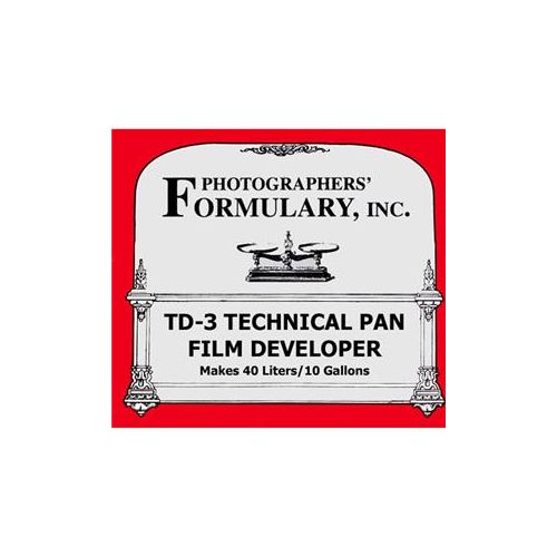  Adorama Photographers Formulary TD-3 Technical Pan Film Developer, 2Lt Concentrate 01-0067