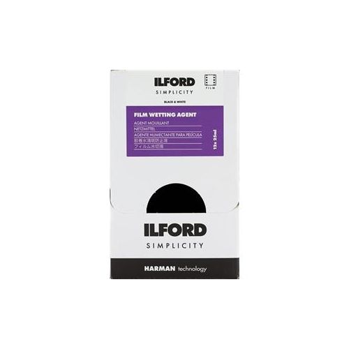  Adorama Ilford SIMPLICITY Wetting Agent, 25mL Sachet, 12-Pack 1178946