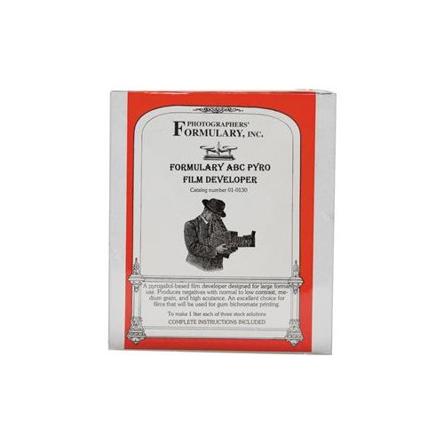  Adorama Photographers Formulary ABC Pyro Film Developer, Makes 10Lt Solution 01-0130