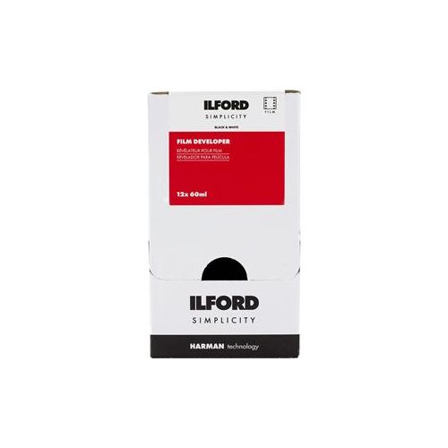  Adorama Ilford SIMPLICITY Film Developer, 60mL Sachet, 12-Pack 1178913