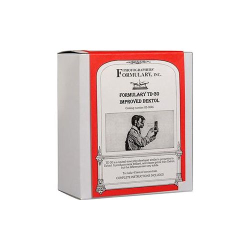  Adorama Photographers Formulary TD-30 Improved Dektol Paper Developer, Makes 4Lt 02-0046