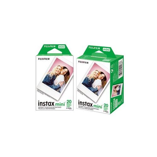  Adorama Fujifilm 2 Pack instax mini Instant Daylight Film Twin Pack, 20 Exposures 16437396 2