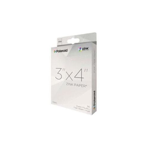  Adorama Polaroid M340 ZINK Zero Ink Paper 3x4 for Z340 Camera and GL10 Printer, 30 Pack POLZ3X430