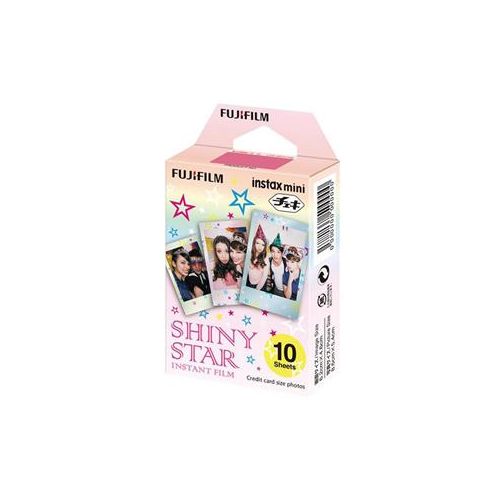  Fujifilm Instax Mini Shiny Star Film, 10 Sheets 16404193 - Adorama