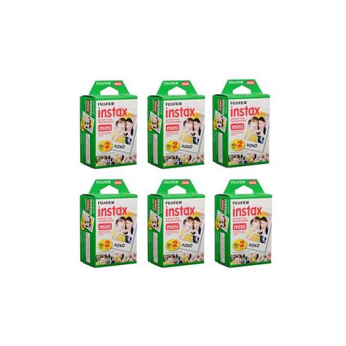  Adorama Fujifilm 6 Pack instax mini Instant Daylight Film Twin Pack, 20 Exposures 16437396 6