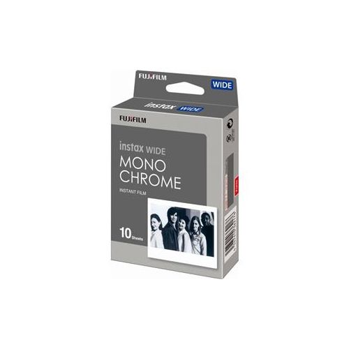  Adorama Fujifilm instax WIDE Monochrome Film Pack, 10 Sheets 16564101