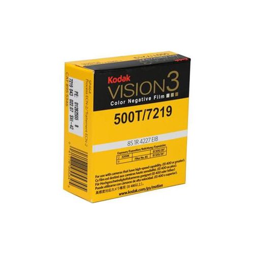  Adorama Kodak VISION3 500T/7219 Color Negative Film, SP464 Super 8 Cartridge, 50 Roll 8955346