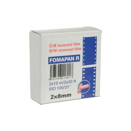  Adorama Foma Film Fomapan R100 Double Standard 8mm Black & White Reversal Film, 10m Roll 411801