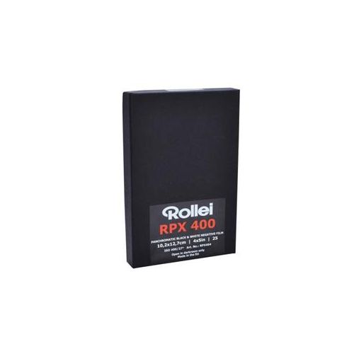  Adorama Rollei RPX 400 4x5 Black and White Negative Print Film (25 Sheets) 80445