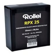 Adorama Rollei RPX 25 Black and White Negative Film (35mm Roll Film, 100 Roll) 810237