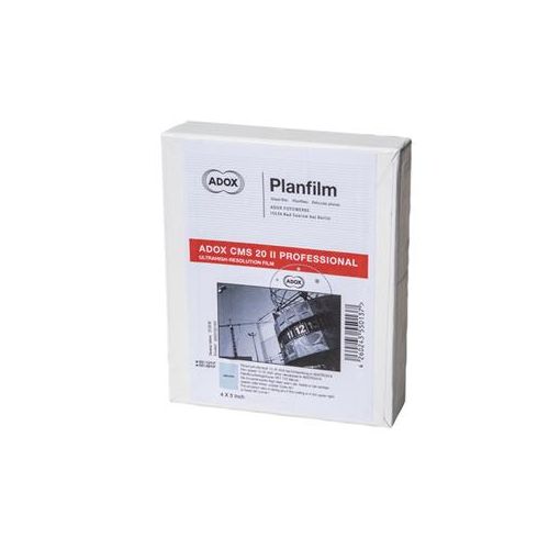  Adorama Adox CMS 20 II Professional 4x5 Black and White Negative Film, 50 Sheets 120145