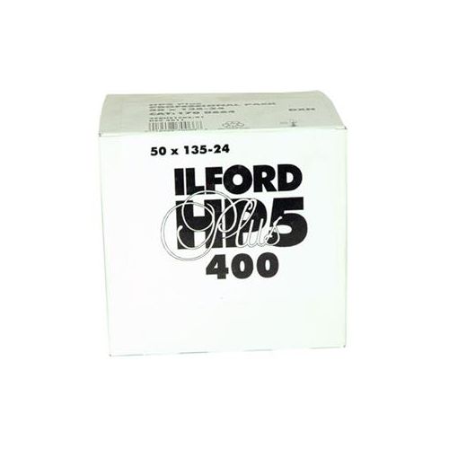 Adorama Ilford HP-5 Plus 400 Fast B&W Pro Film, ISO 400, 35mm,24 Exposure, 50-Pack 1700664
