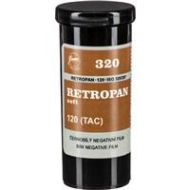 Adorama Foma Film Retropan 320 Soft 120 Black and White Negative Film, Roll 57456