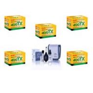 Adorama Kodak 5x Tri-X Pan 400, Black & White Negative Film 35mm, 36 Exp W/Cleaning Kit 8667073 5