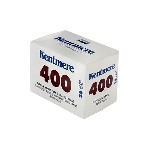  Adorama Kentmere 400 Black and White Negative Film, 35mm, 100 Roll, 6012599 6012599