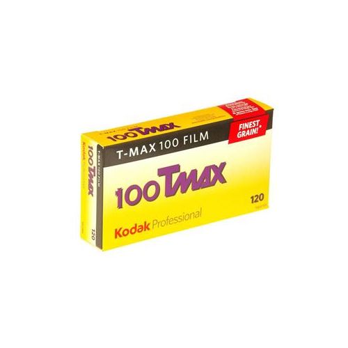  Adorama Kodak T-Max 100, 100TMX, Black & White Film, 120 Size, Pack of 5 8572273