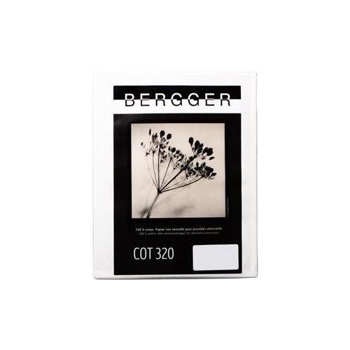  Adorama Bergger COT320 100% Cotton Uncoated Fine Art Paper, 22x30, 25 Sheets 2000532