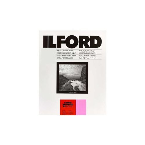  Adorama Ilford Ilfospeed RC Deluxe B/W Paper, 5x7in-100, Pearl 1608933