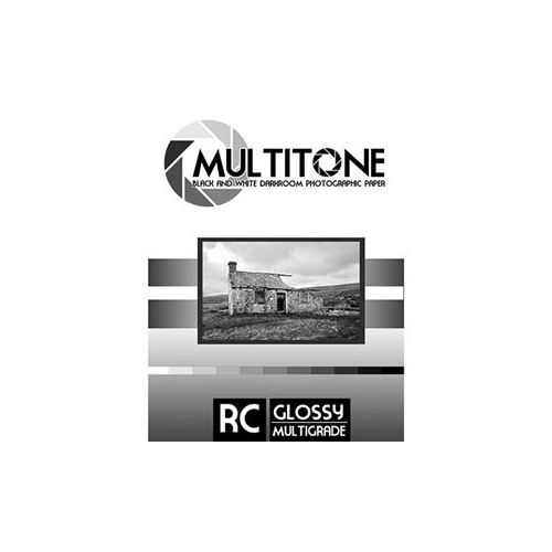  Adorama Inkpress MultiTone BW Glossy Darkroom Photographic Paper, 16x20, 10 Sheets MTG162010