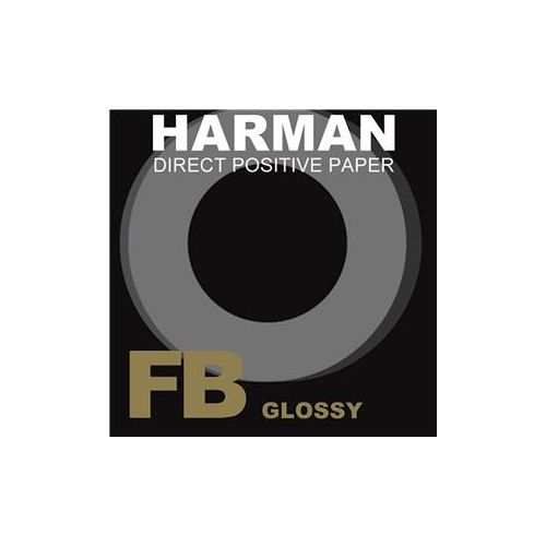  Adorama Ilford Harman Direct Positive Fiber Based FB Paper Glossy, 16x20, 10 Sheets 1171198