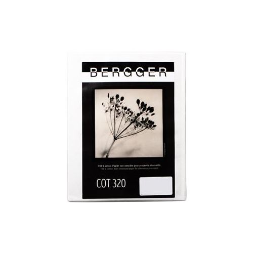  Adorama Bergger COT320 100% Cotton Uncoated Fine Art Paper, 16x20, 25 Sheets 2000522