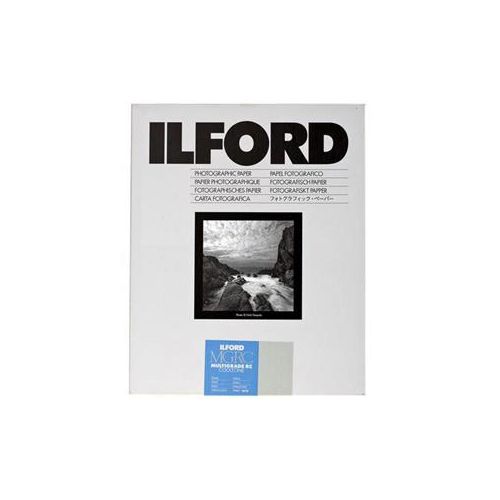  Adorama Ilford Multigrade RC Cooltone VC B&W Enlarging Paper, Pearl, 11x14 - 50 Sheets 1952069