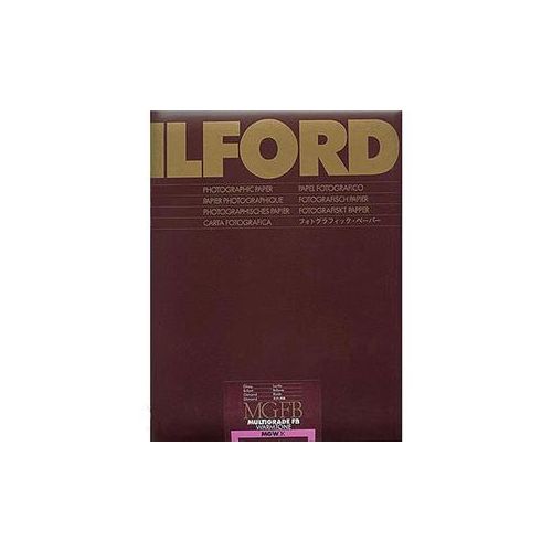  Adorama Ilford Multigrade FB Warmtone VC Enlarging Paper, Glossy, 8x10, 25 Sheets 1168374