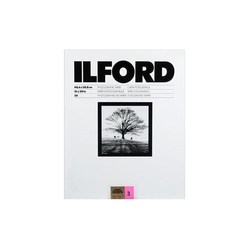  Adorama Ilford Ilfobrom Galerie FB B&W Enlarging Paper, 20x24-10 Sheets Glossy, Grade 3 1168026