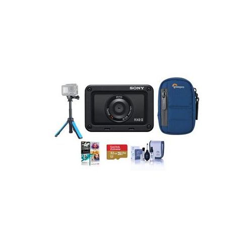 Adorama Sony Cyber-shot RX0 II Digital Camera With Free PC Accessory Bundle DSC-RX0M2 A