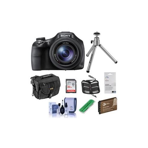  Adorama Sony Cyber-Shot DSC-HX400 Digital Camera and Accessory Kit DSC-HX400/B B