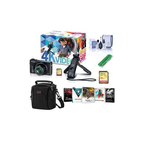  Adorama Canon PowerShot G7 X Mark III Video Creator Kit, With Free PC Accessory Bundle 3637C026 A
