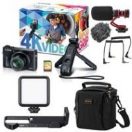 Adorama Canon PowerShot G7 X Mark III Video Creator Kit - With Mic And Accessory Bundle 3637C026 Y