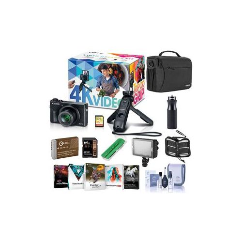  Adorama Canon PowerShot G7 X Mark III Video Creator Kit - With Premium Accessory Bundle 3637C026 B